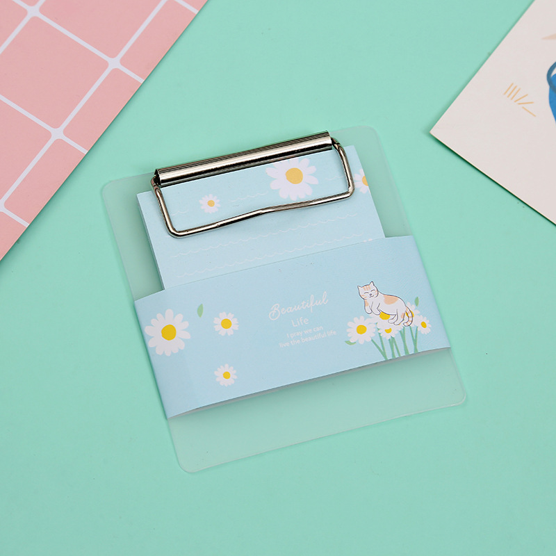 Sticky note paper, small Daisy board, clip-on sticky notes, cute cartoon sticky note book, simple student note-taking sticky note customization pic 8