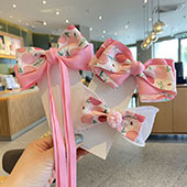 儿童发饰春夏款蝴蝶结发夹可爱公主头饰顶夹女童鸭嘴夹子 diy材料详情37