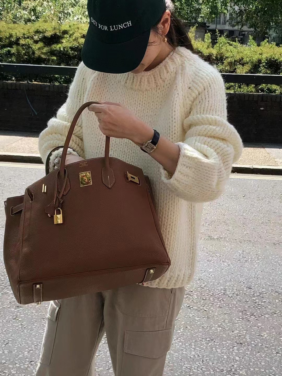 2023 in-stock Handongdaemun autumn/Winter new oun*e round-neck handcrafted pullover loose wool casual sweater top pic 27