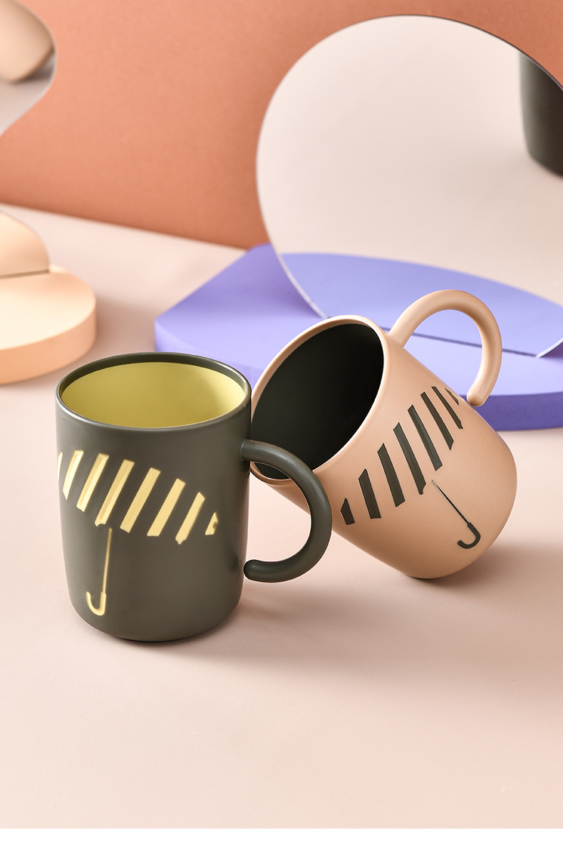 Simple cepillado tazas de enjuague conjunto de tazas de enjuague para mujeres cilindro para parejas tazas de tocador creativas un par versión coreana tazas de dientes lindos pic 18