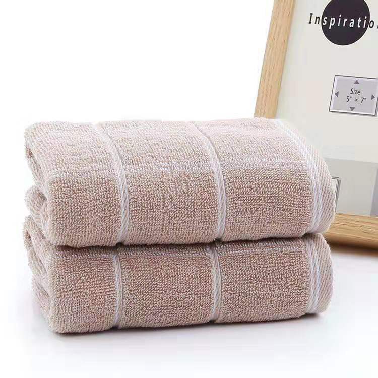 Factory wholesale pure cotton thickened checkered towels, absorbent household daily face towels, gift customization logo pic 17