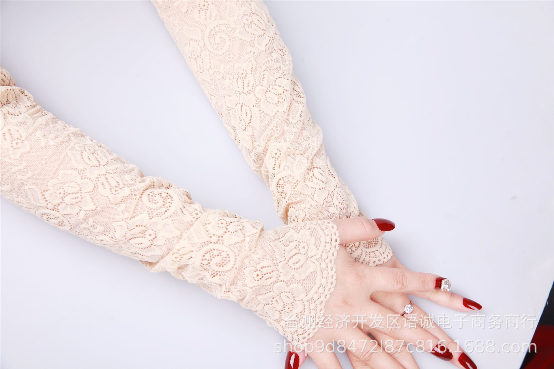 Factory wholesale summer sun protection gloves, ice lace arm sleeves, driving UV protection arm sleeves, long holiday sleeves pic 44