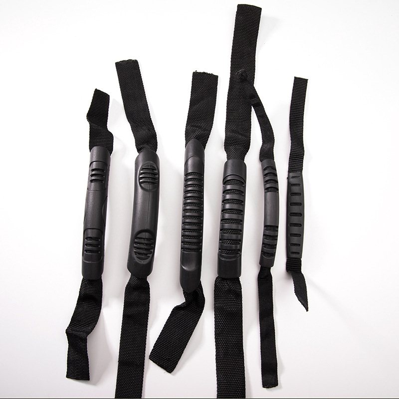 Backpack webbing handle dispatched on the same day. Plastic handle, PVC webbing handle, webbing hollow handle, bag injection handle pic 11