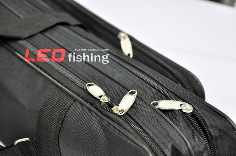 25131 LEO/ Leou [Two-Layer 80cm Steel wire Bag] Fishing rod Bag and Fishing Gear bag pic 10