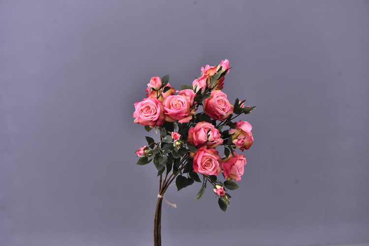 5 pieces of retro charred edge rose artificial flower decoration, artificial flower imitation dried flower, home soft decoration withered and dry, wedding Lanjin artificial rose wholesale pic 29