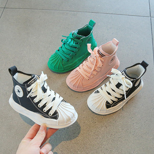 2022秋季男童鞋时尚潮流新款板鞋女童百搭软底运动鞋春夏小白鞋子详情6