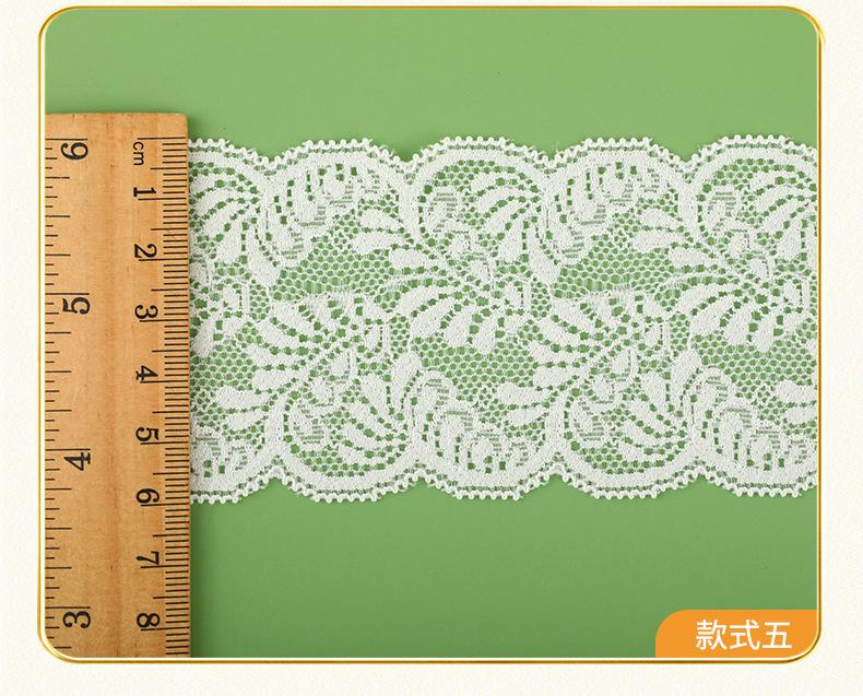 Non-elastic lace trim, double-sided lace trim, exquisite hollowed-out lace trim, lace accessories in stock pic 12