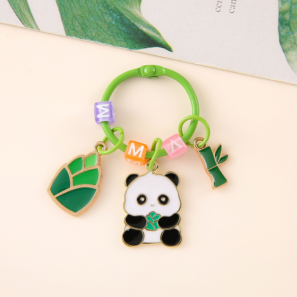 国潮成都创意卡通大熊猫钥匙扣可爱文创挂件情侣旅游纪念小礼品详情4