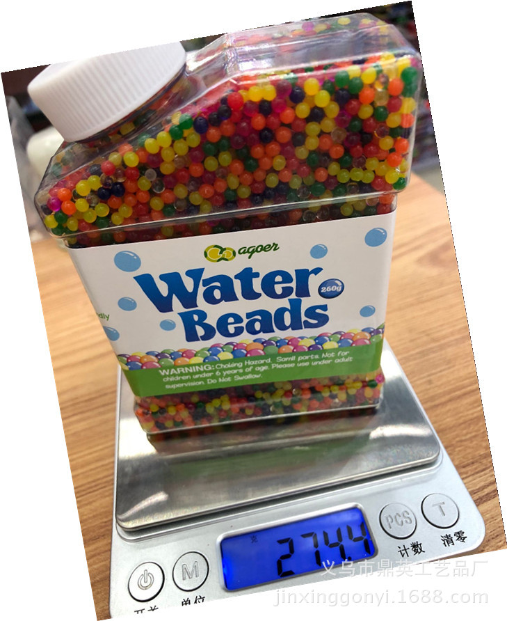 鼎浩 霸王珠  BIGGER WATER  BEADS园林栽培基质营养土泡大珠吸水珠水晶彩泥270g/瓶详情7