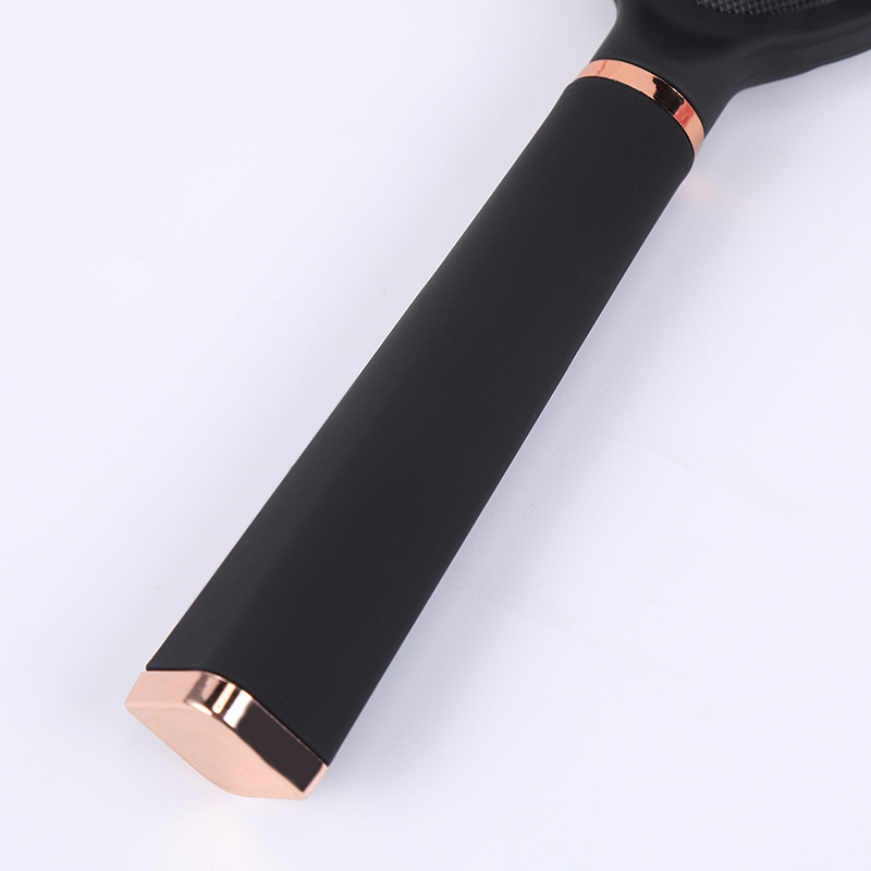 Factory direct supply black massage comb, fashionable golden texture, non-knotted hair styling comb in stock pic 14