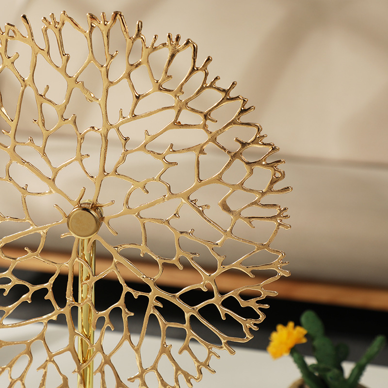 Light luxury modern home decoration art coral ornaments, gifts, entrance hall, living room, model room, creative display and arrangement pic 9