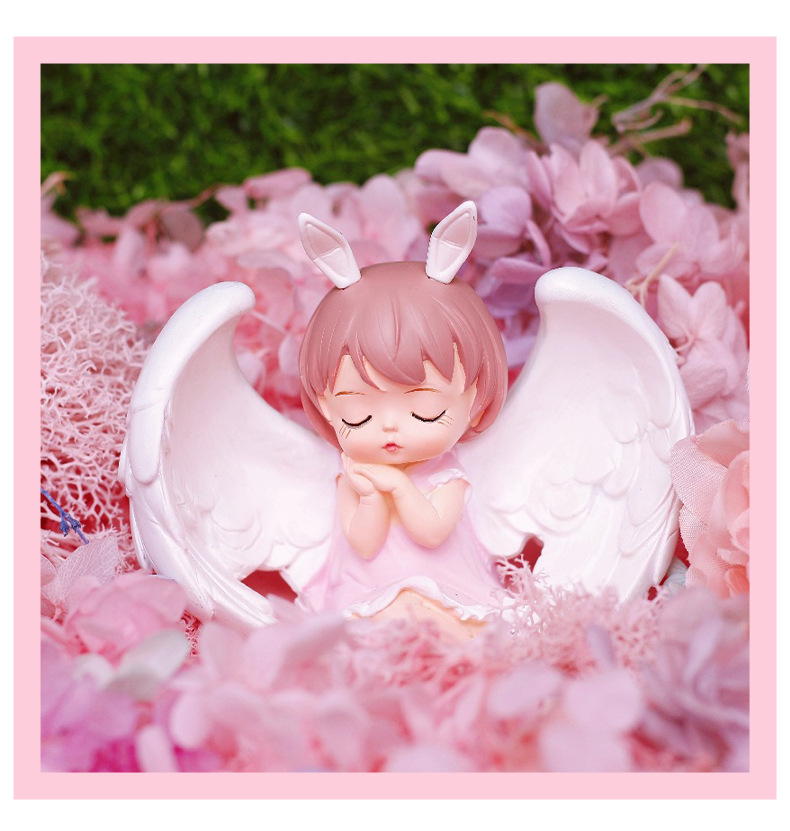 创意安妮宝贝天使少女心女孩装饰摆件货源小夜灯蛋糕摆件汽车用品详情16