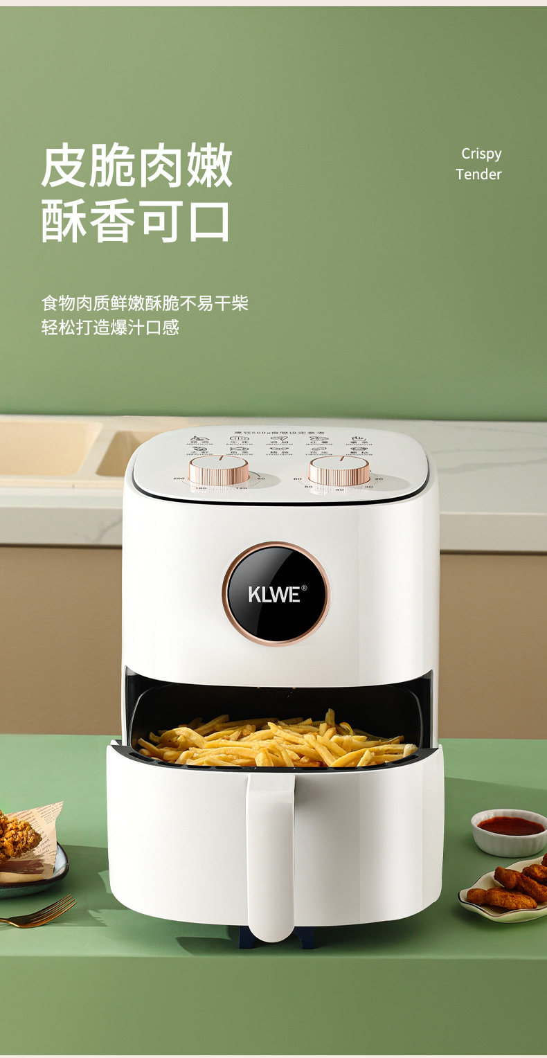 Smart air fryer, kitchen appliances, household visual touch screen electric fryer, oil-free French fries, oven, small appliances, gifts pic 10
