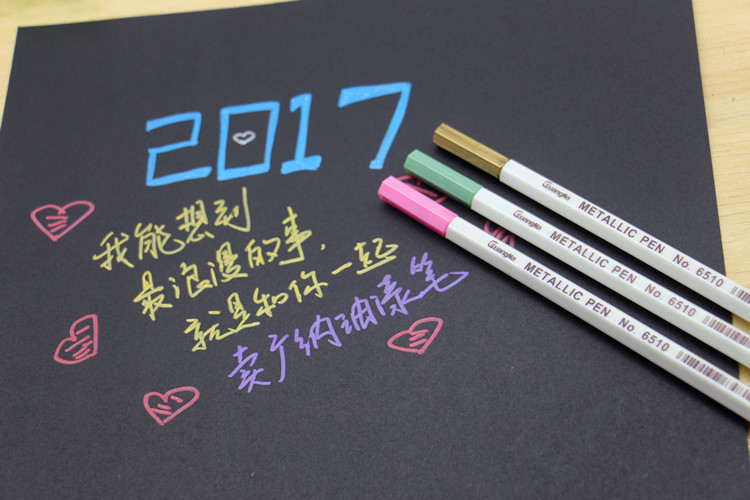 C Multi-purpose DIY photo album, metal pen, photo doodle pen, metal pen, colored pen, explosion box, coloring pen pic 20