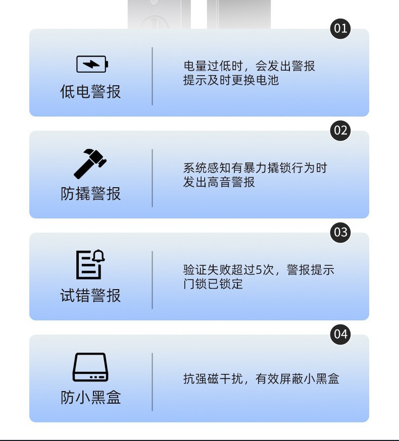 厂家批发一握开指纹锁公寓家用防盗门锁电子密码锁工程锁详情16
