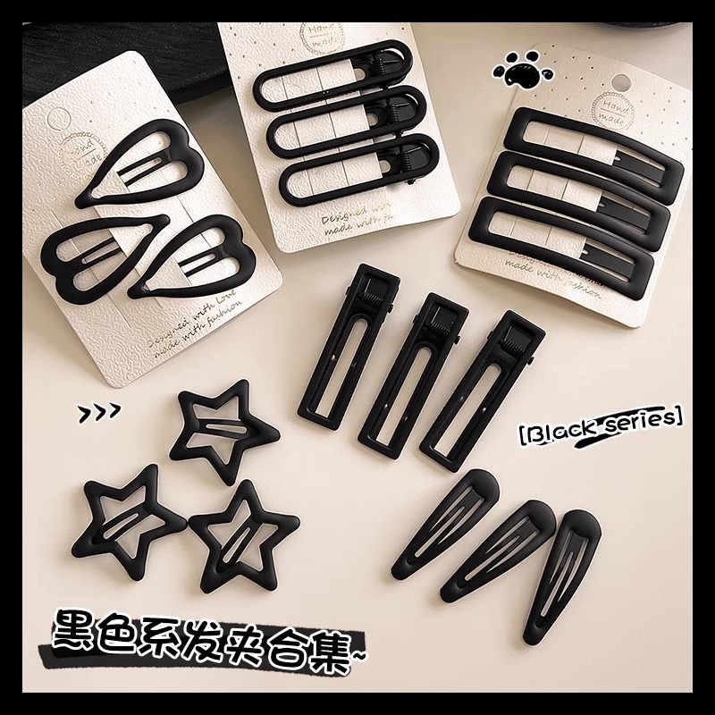 星星发夹y2k多巴胺卡子女儿童配饰头饰bb刘海夹五角星鸭嘴夹批发详情11