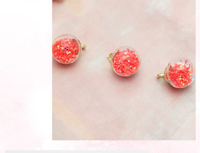 Ins-style sweet polka dot glass ball pendant, hair band, wristband DIY accessory manufacturer pic 11