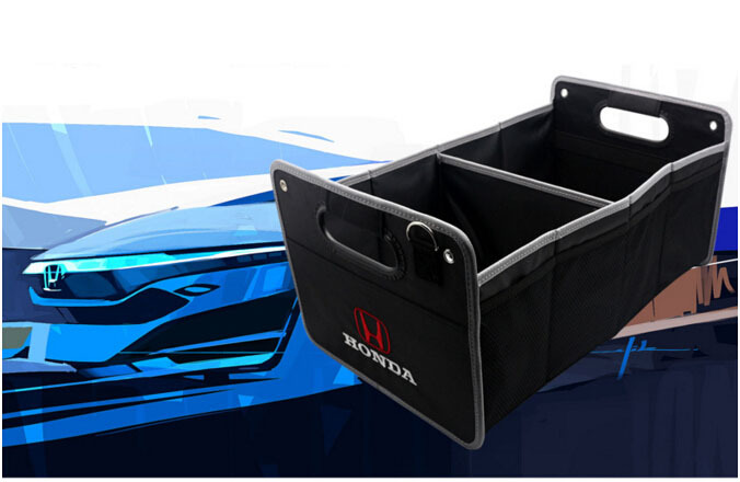 厂家直销汽车收纳箱黑色牛津布储物箱车用后备箱收纳包可定制logo详情67