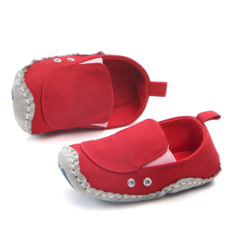 Wholesale of new hand-sewn rubber-soled baby walking shoes for spring and autumn. Baby walking shoes 0852 pic 3