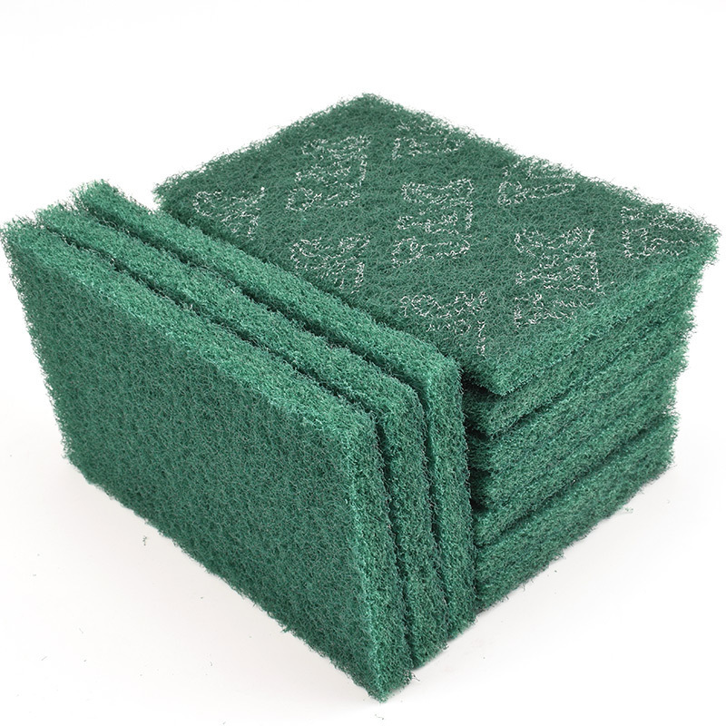 Supply 8698 industrial scouring pad, 7447 thickened grinding brushed cloth, emery grinding and polishing nylon scouring pad pic 12