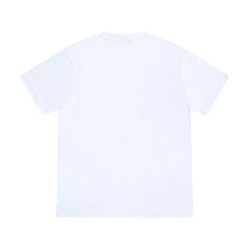 重磅纯棉刺绣男女短袖t恤宽松潮牌国潮半袖五分加肥加大码体恤详情2