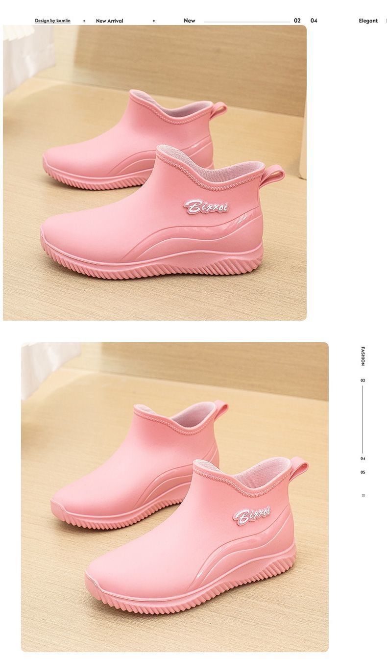 一件代发2024春秋雨鞋水鞋低帮防水雨靴情侣防滑男女士钓鱼胶鞋详情28