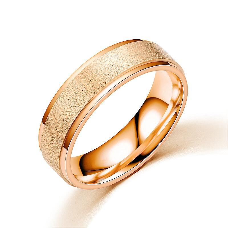 ing Trend European and American niche titanium steel frosted rings, Korean style fashionable couple rings for women, cross-border jewelry for men/domestic trend products pic 21