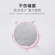 卡通猫耳朵化妆镜台式单面梳妆镜宿舍桌面美容镜子高清旋转公主镜详情15