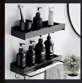 电热毛巾架免打孔家用卫生间智能恒温加热烘干架浴巾架浴室置物架详情9