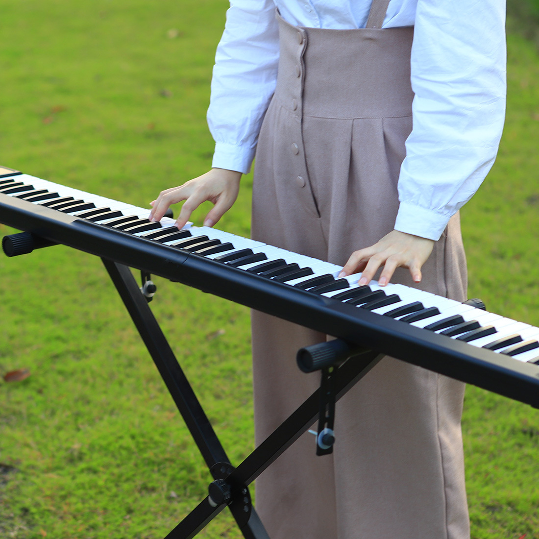 IRIN folding piano, portable 88-key folding electronic organ, spliced piano, hand roll piano, electric piano pic 15