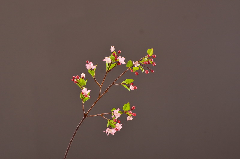 Dongli Flower Industry, the original manufacturer, offers wholesale of high-end artificial flowers, pendulous crabapple, home decoration sample rooms, photography props, and one-piece consignment of crabapple flowers pic 8