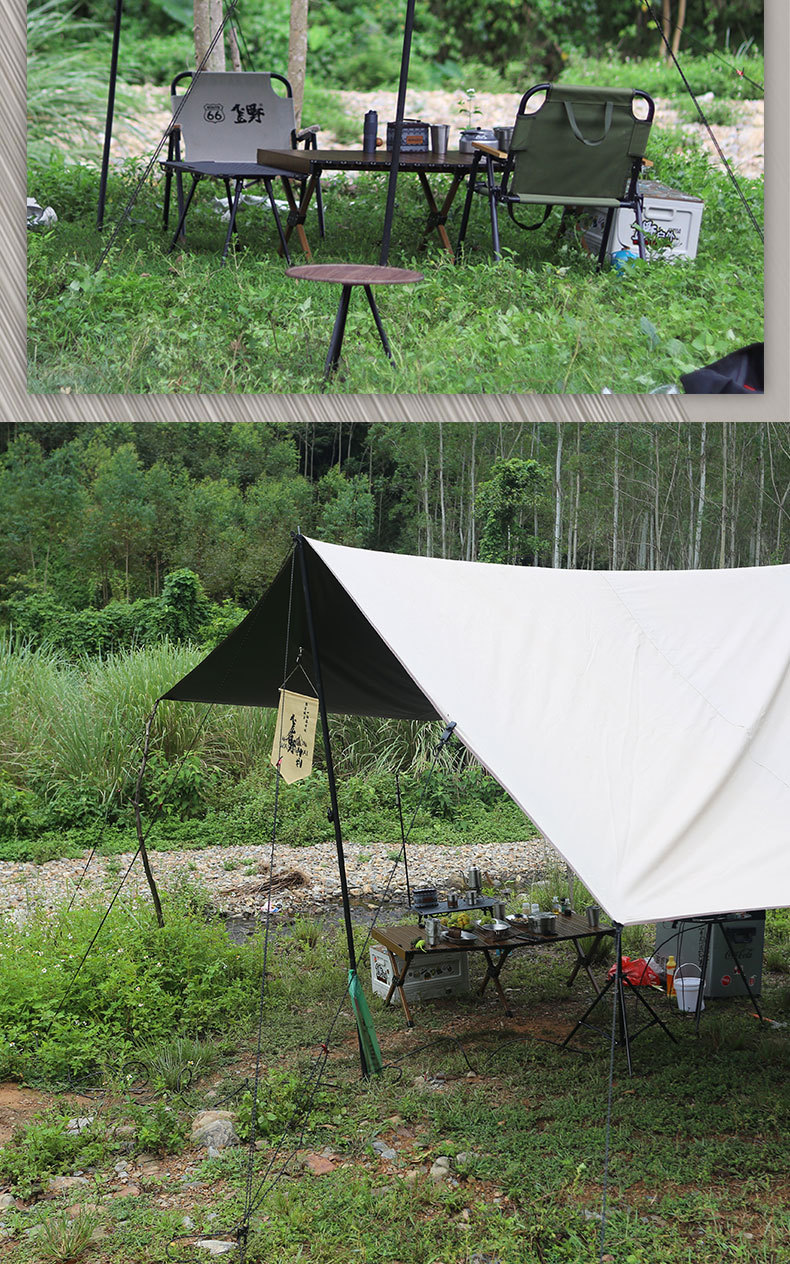4MM thick wind rope, outdoor canopy windbreak rope, support pole, fixed pull rope, 4-meter tent reflective camp rope, adjustment rope pic 10