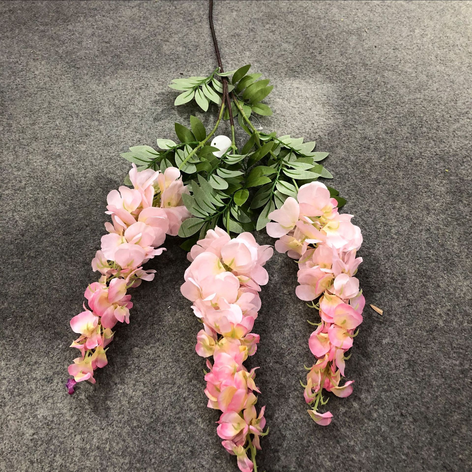 110CM simulated wisteria flower, simulated bean flower branch, bean flower strip, simulated wisteria hanging, simulated bean flower branch, wisteria strip pic 20