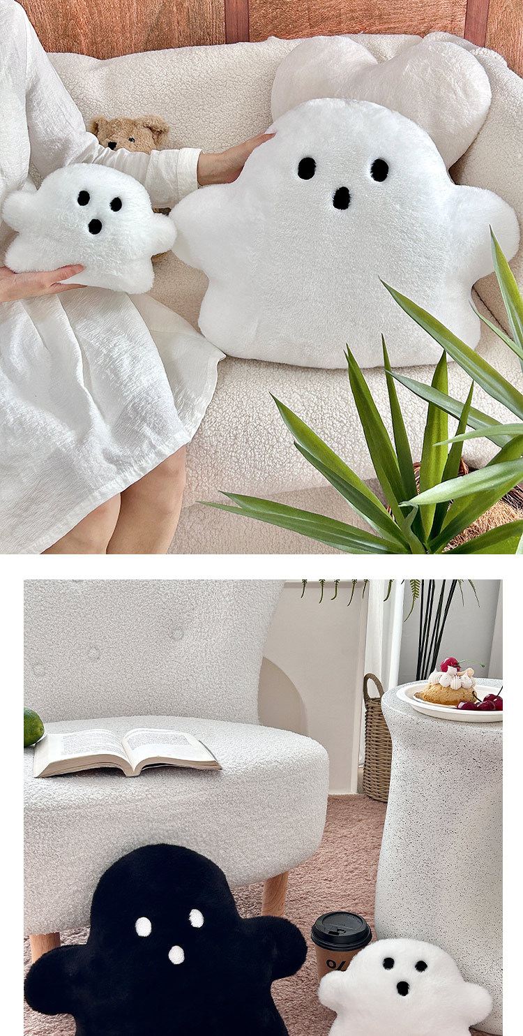跨境万圣节卡通幽灵抱枕玩偶毛绒玩具公仔挂件抱着睡觉布偶靠枕靠详情6