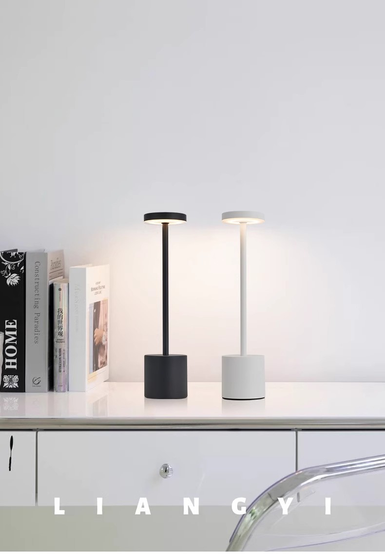 跨境产品北欧简约工字台灯充插两用餐厅桌面酒吧氛围灯床头小夜灯详情6