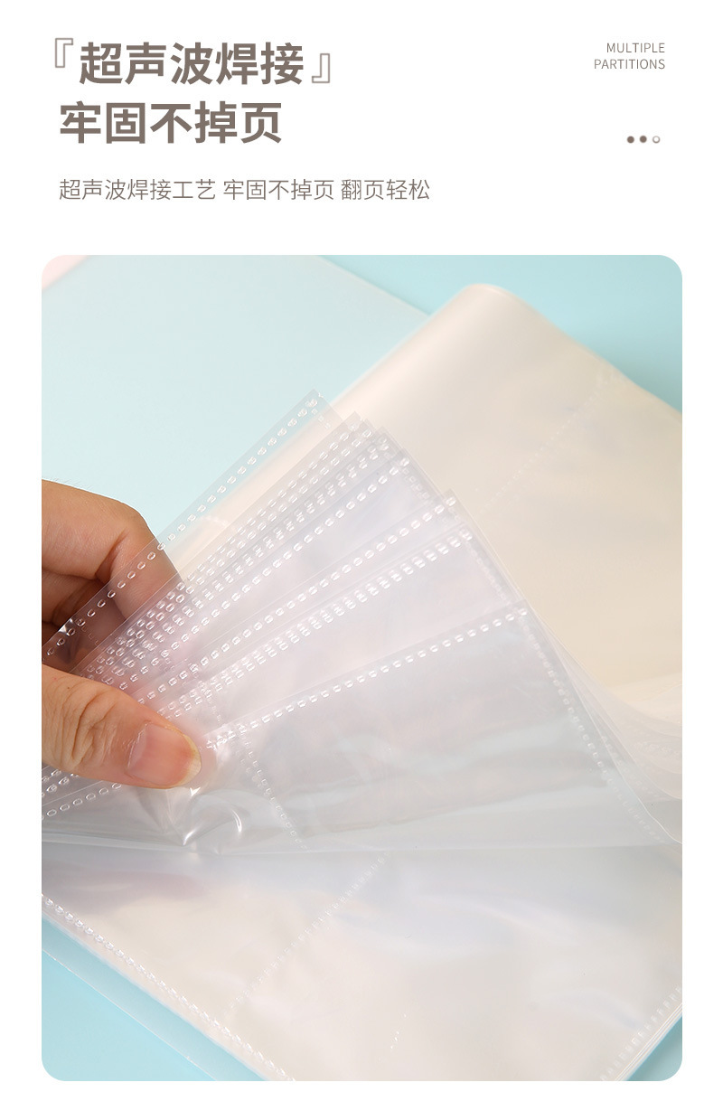 卡册收藏册四宫格照片纪念收纳册diy相册本大容量照片卡片收集册详情6