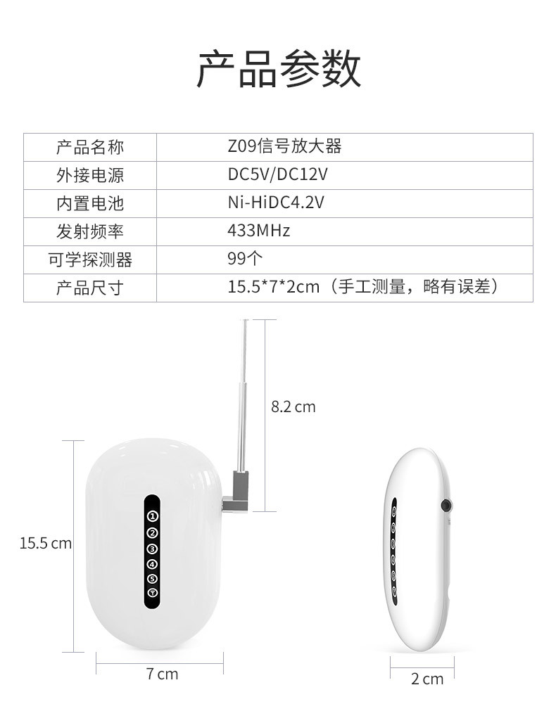 The Kerui 433 infrared frequency signal amplifier, infrared sensor door, magnetic door and window alarm main unit accepts amplification pic 10
