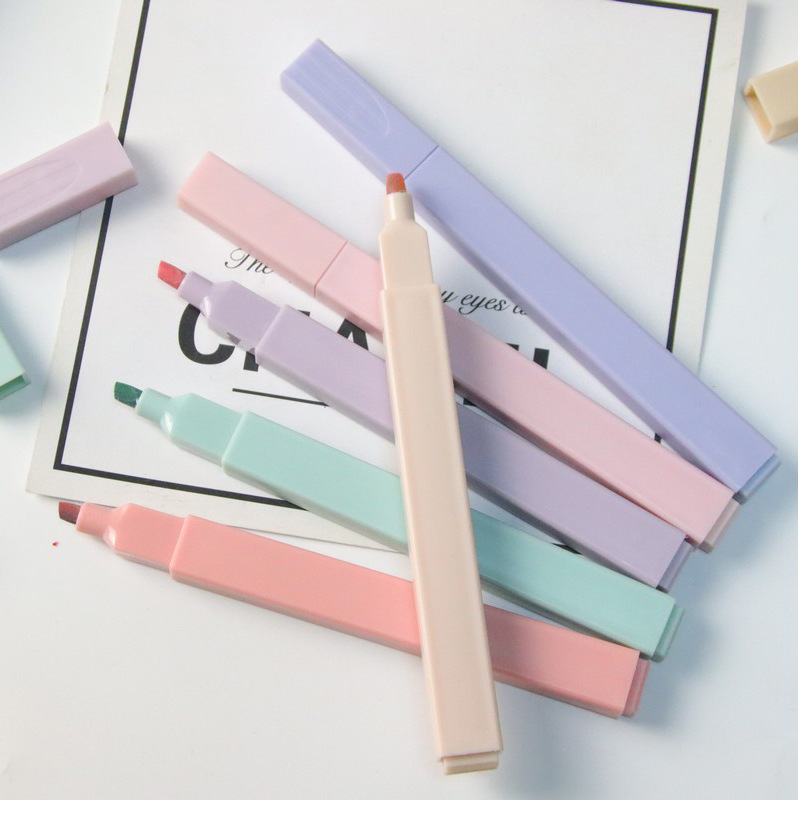 12-color notebook pen, creative stationery, student key point marking pen pic 13