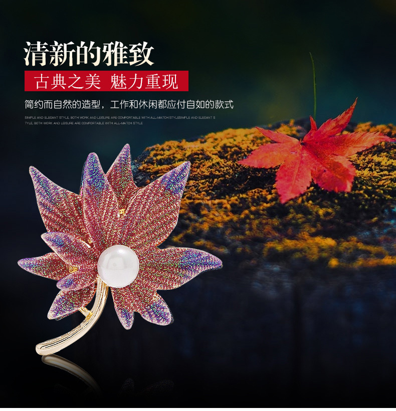 韩国新款高档珍珠胸针时尚风胸花水钻个性丝巾扣蝴蝶别针批发详情19