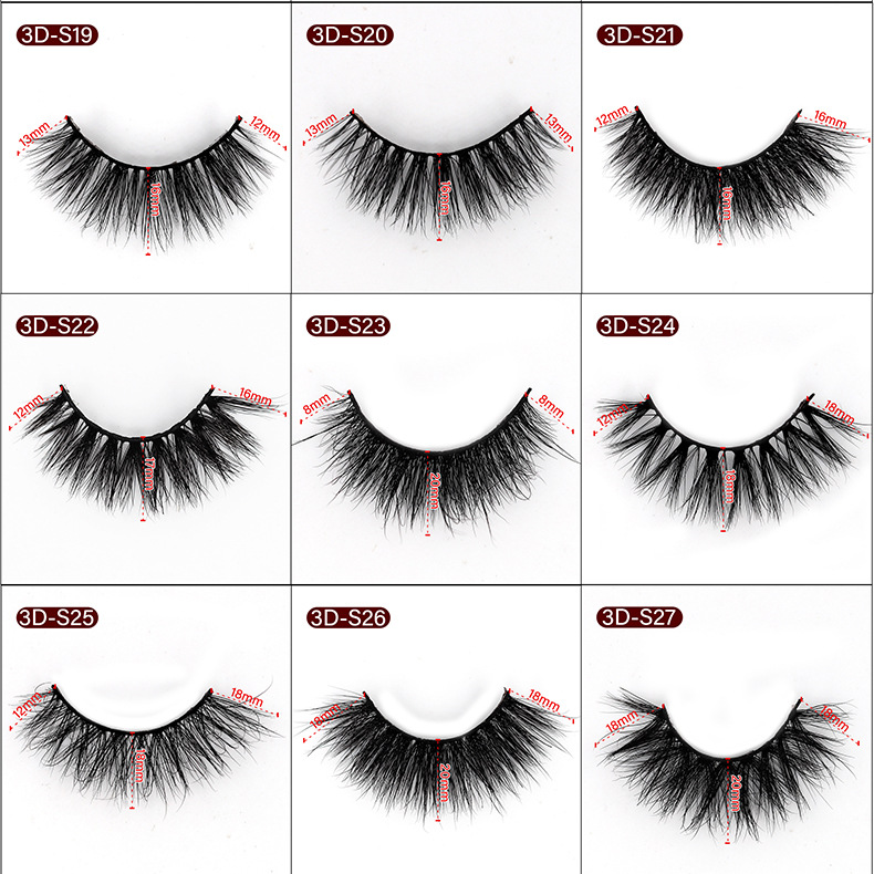 3D mink false eyelashes, multi-layered and thick crossed eyelashes shanilak pic 4