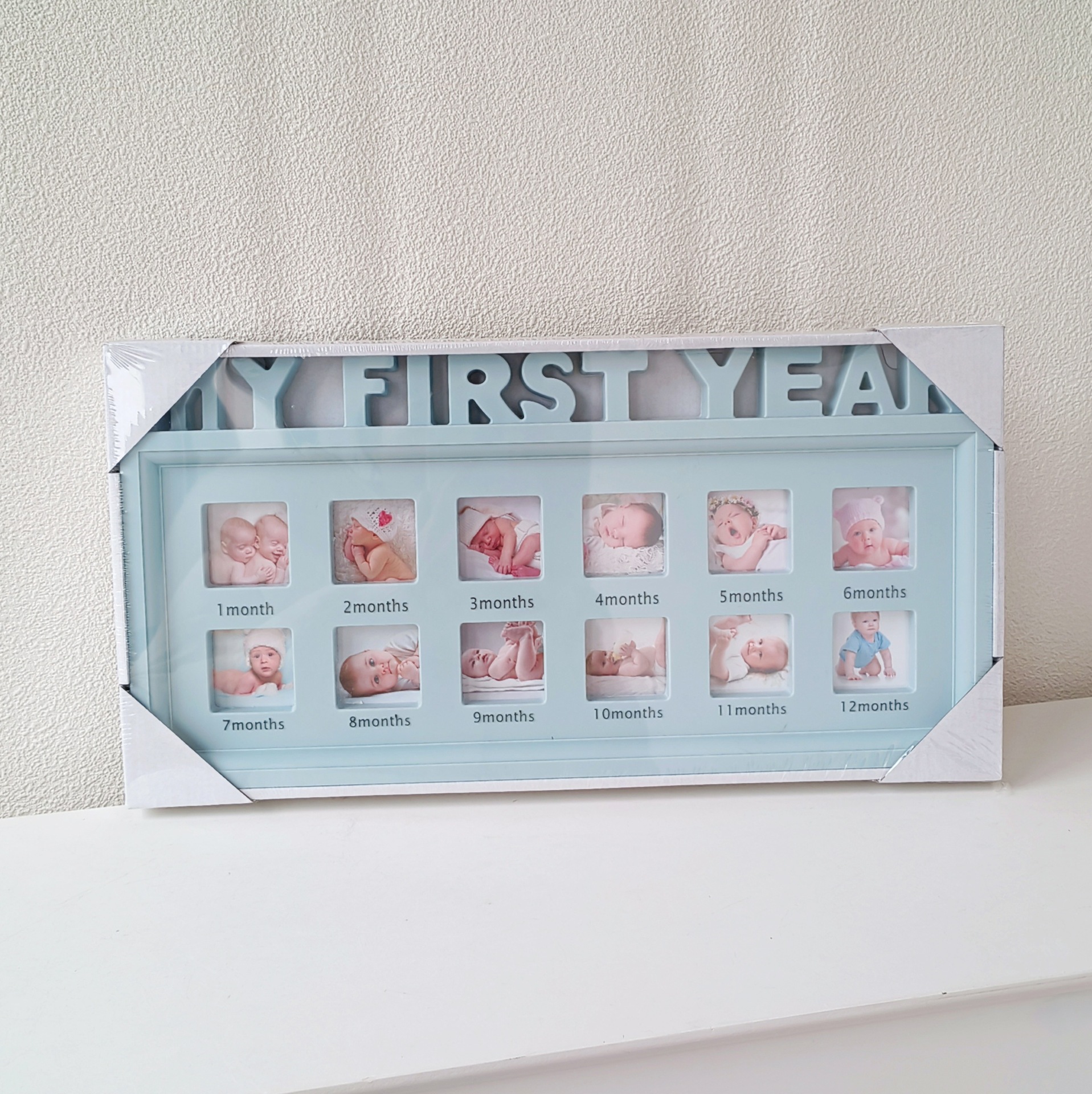 宝宝儿童成长证件照亚马逊纪念相框挂墙摆台相框塑料字母周岁相框详情21