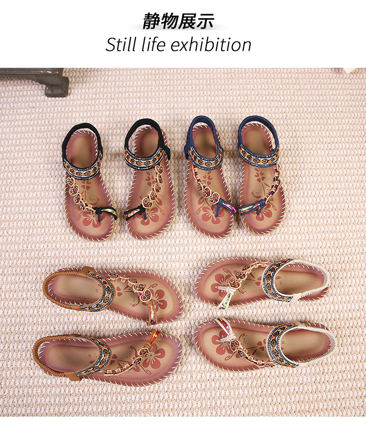 2024跨境凉鞋女夏2024水钻晚风平底圆头夹脚露趾凉鞋女详情37