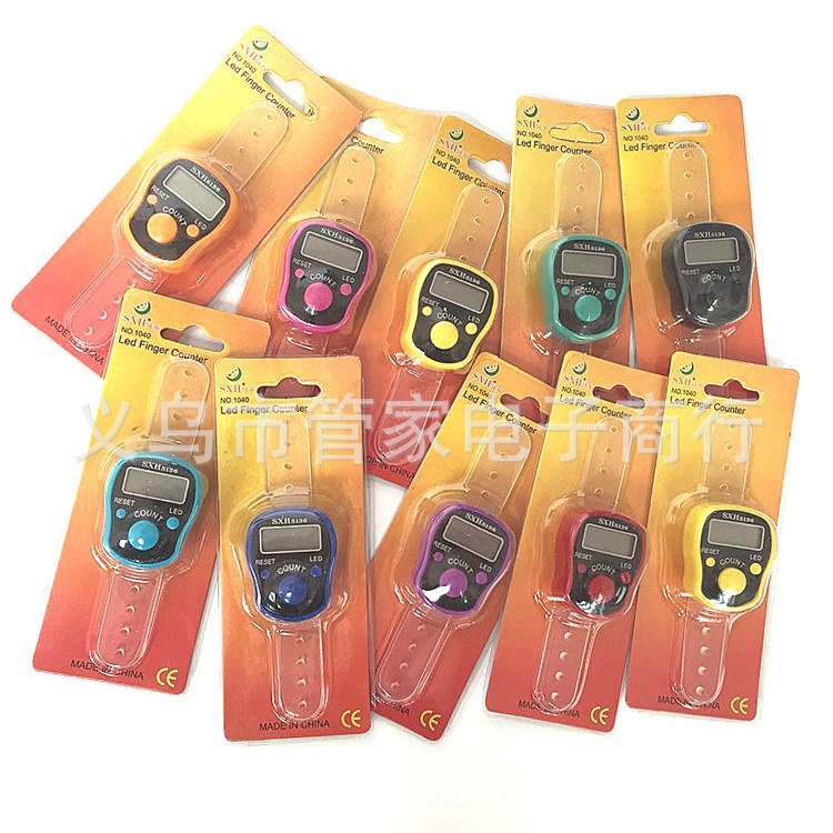 High-quality LED light ring chanting counter, manual electronic counter, LED counter wholesale pic 3