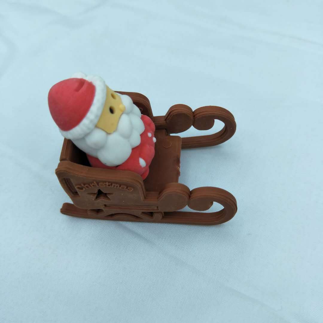 厂家定做小咕咚拉链袋装 圣诞小人帽子靴子造型套装学生奖品批发详情11