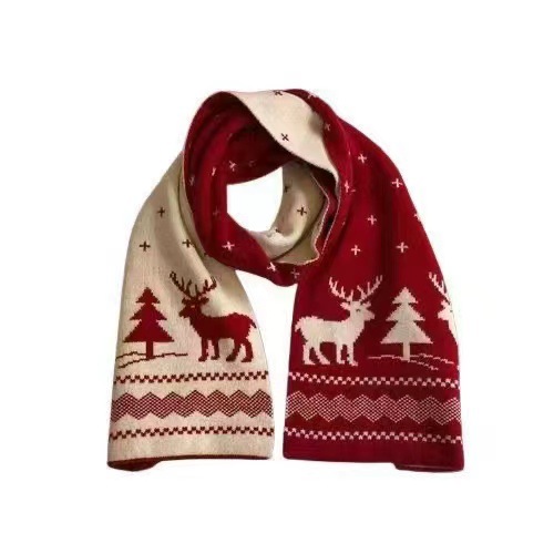 秋冬季韩版新款加厚双面千鸟格百搭保暖围巾氛围学生日韩系简约格详情11