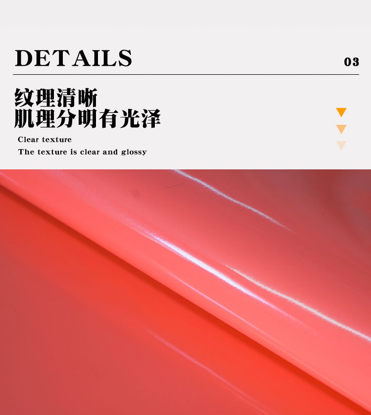 Mirror-finish pvc bottomless leather in stock 0.8mm PVC foamed leather notebook trademark boarding pass packaging fabric pic 8