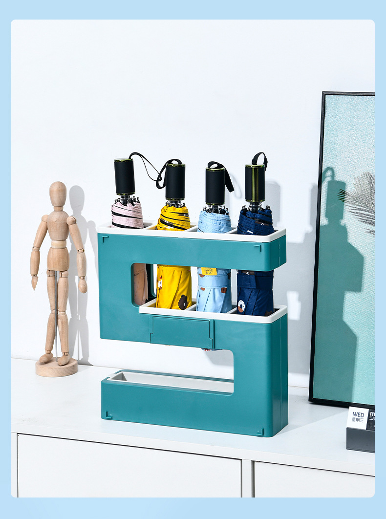 Factory wholesale S-shaped umbrella storage racks for home and commercial use, wall-mounted umbrella storage racks without drilling, one-piece consignment pic 16