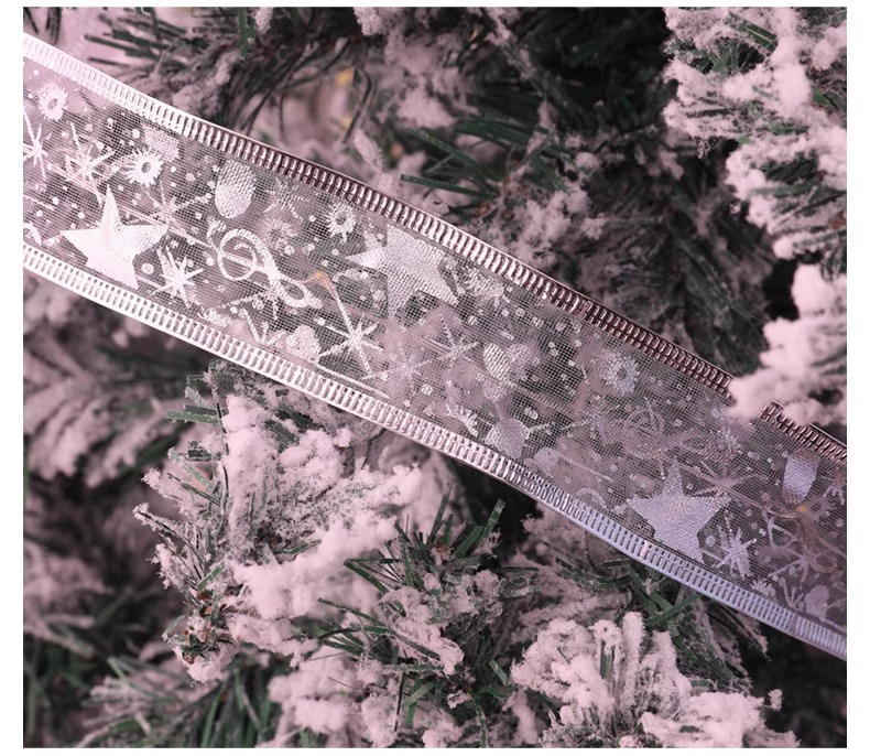 Cross-border new Christmas ribbon Christmas tree decorative lights, satin lighting strips, room and bedroom decorations, luminous fabric pic 20