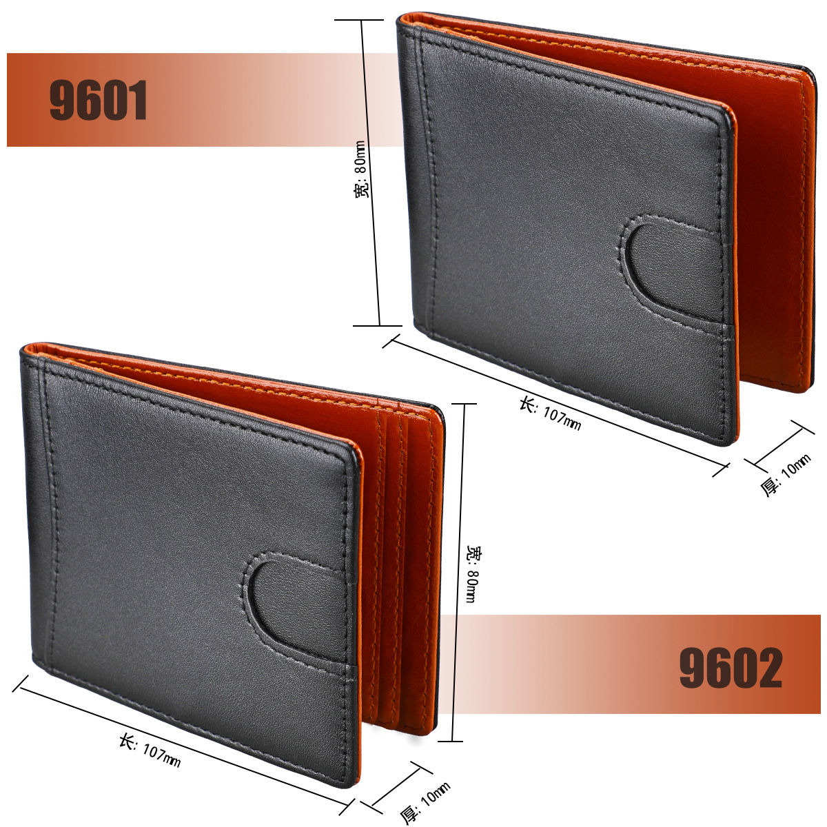 Factory direct sales, foreign trade bestsellers, RFID anti-theft brush genuine leather US dollar bag, small and mini US dollar wallet from Europe and America pic 36