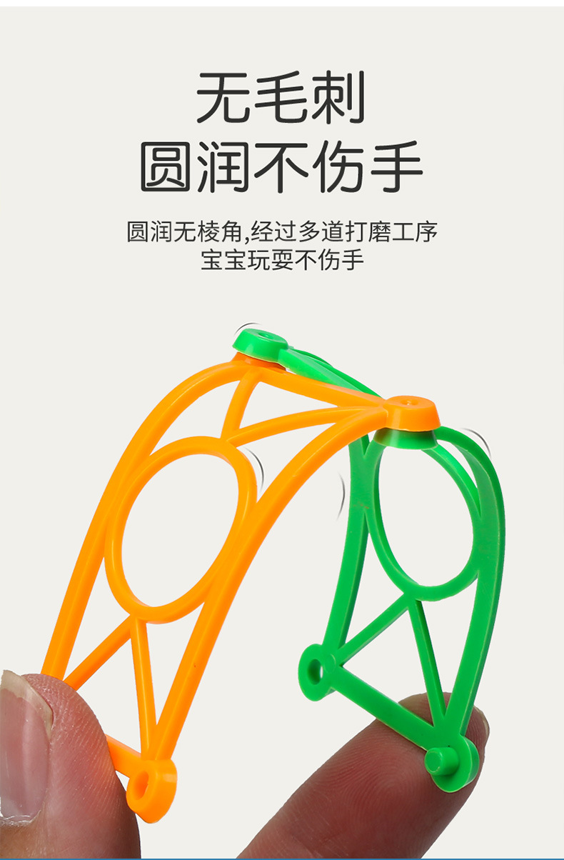 Creative and trendy toys for children, educational building and weaving, flower baskets, building blocks, desktop, kindergarten, 3-6 years old, jigsaw and spliced, intellectual plastic toys, Hualong toys pic 5